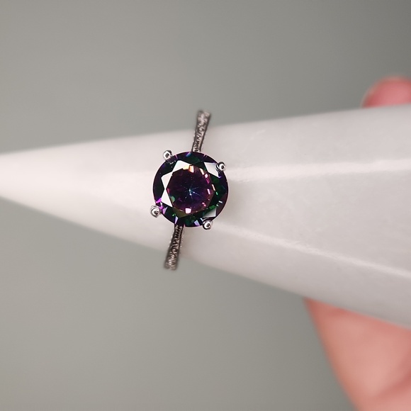 NWT Ryze Mystic Crystal .925 Sterling Silver Ring - Size 8.75 - Picture 9 of 9